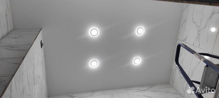 Натяжные потолки установка монтаж за 1 день