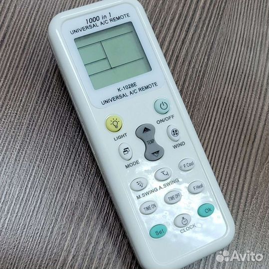 Пульт универсальный для кондиционера с батарейками