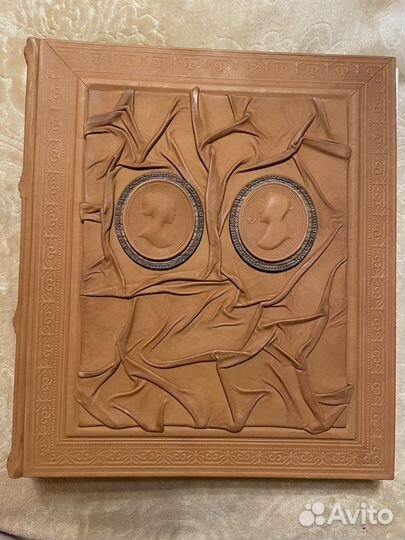 Фотоальбом макей натуральная кожа ручная работа