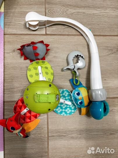 Мобиль 3 в 1 take along Tiny Love