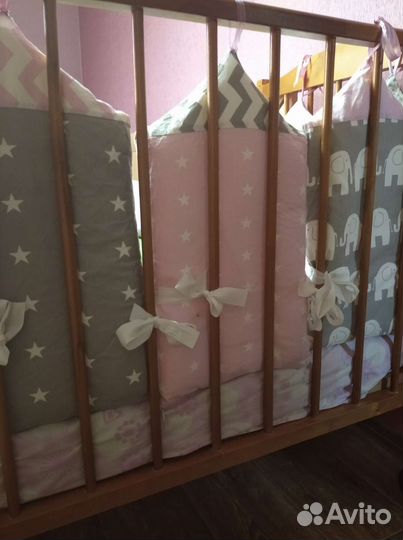 Бортики в детскую кроватку