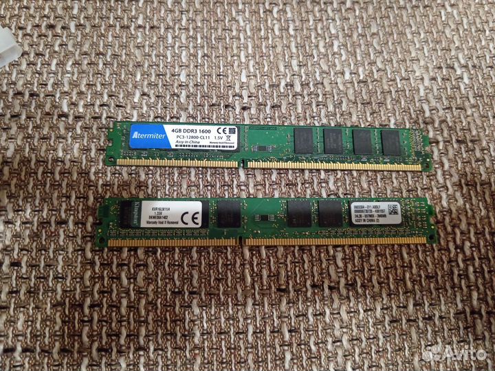 Оперативная память ddr3 4gb 1600 mHz