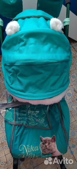 Детские санки коляска