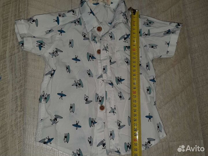 Рубашка 80 см. 9-12 мес
