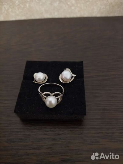 Серьги с кольцом