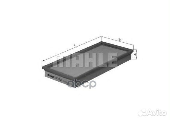 Фильтр воздушный lx2062 Mahle/Knecht