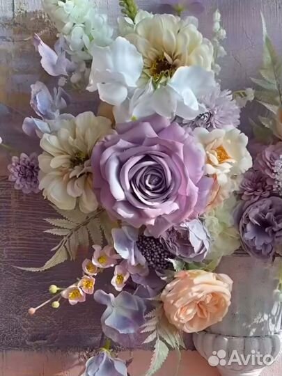 Картина из цветов