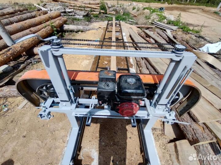 Ленточная пилорама бензиновая