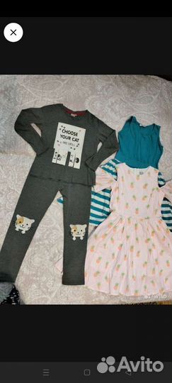 Детские вещи пакетом для девочек 122 128