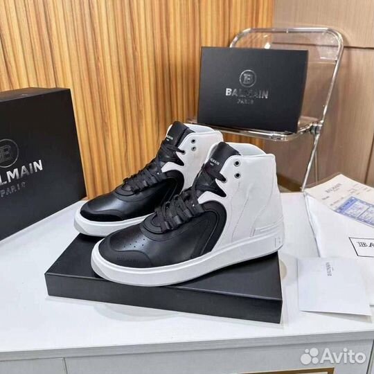 Кеды высокие Balmain мужские (39-45)