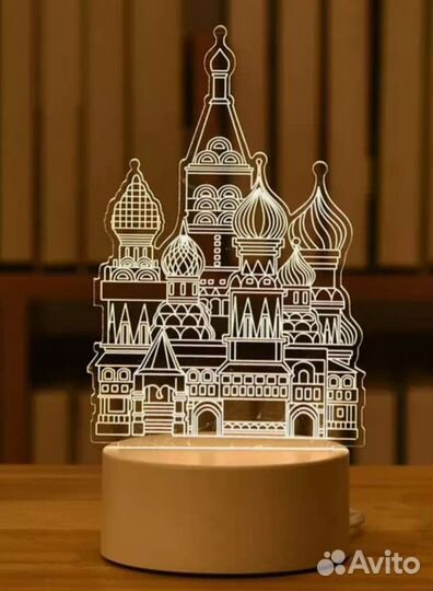 3д светильник