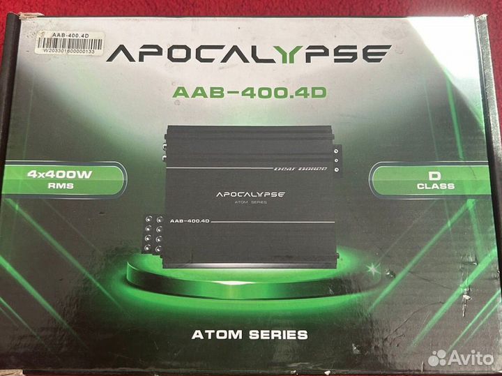 Усилитель apocalypse aab-400.4d