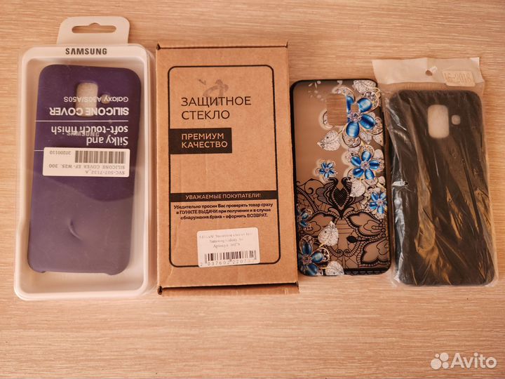 Чехлы и стекло на Sumsung Galexy A6