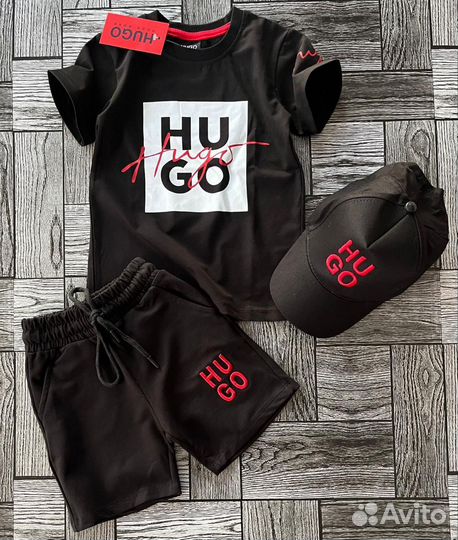 Новый костюм с бейсболкой Hugo Boss 9-12 лет