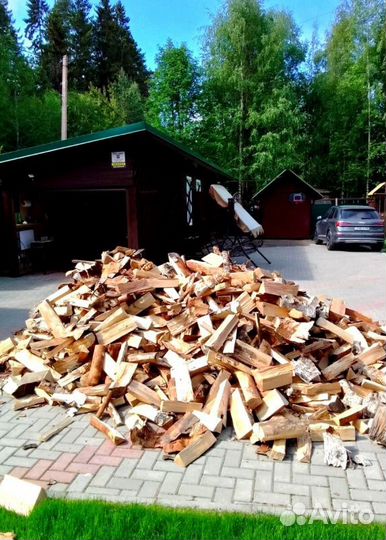 Дрова Береза навалом сухие в Выборге любого объема