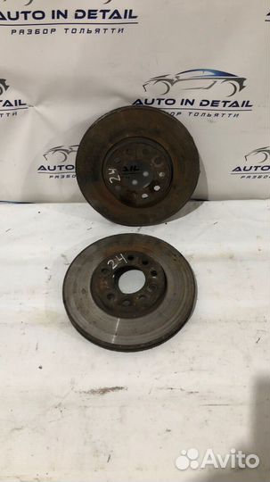 Диск тормозной передний chevrolet viva 1.8 МКПП