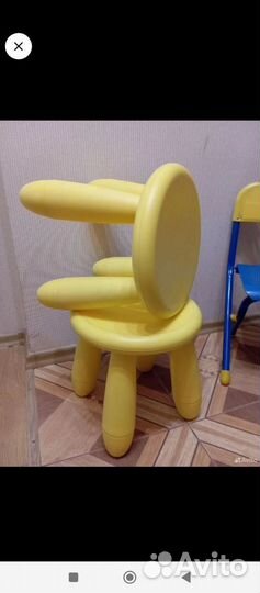 Набор икея (стол IKEA+ стулья и табуретки детские)