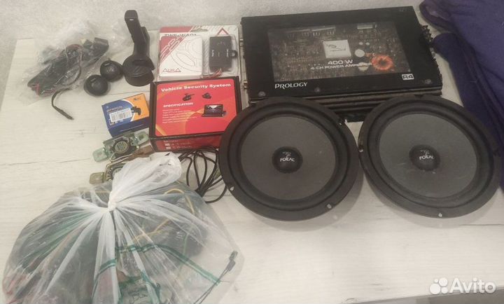 Усилитель Prology R4 + Focal Динамики + Допы