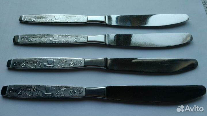 Ножи Ладья, нержавейка, СССР, 6 шт