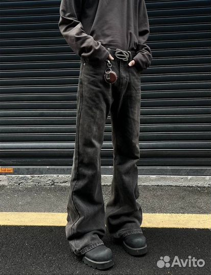 Джинсы клеш мужские