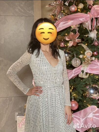 Вечернее платье с пайетками,размер xs,фирмы Hug