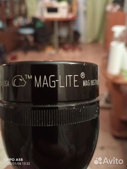 Фонарик на 2 батарейки