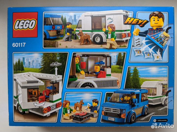 Lego city van store and caravan 60117