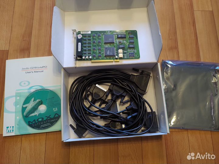 Moxa C218Turbo/PCI 8-портовая плата RS-232