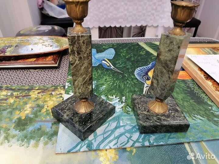 Подсвечник из натурального камня