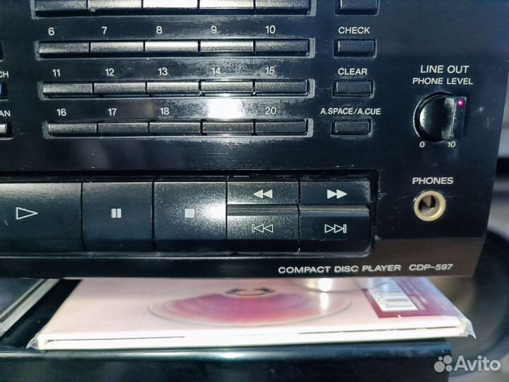 Cd проигрыватель Sony cdp 597