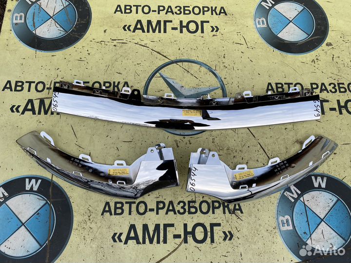 Mercedes W292 C292 AMG комплект хрома бампера