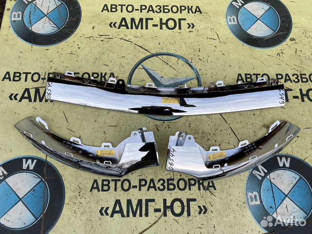 Mercedes W292 C292 AMG комплект хрома бампера