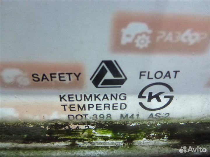 Стекло двери заднее левое Hyundai Galloper