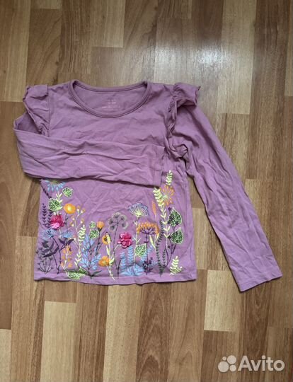 Лонгслив для девочки, 128