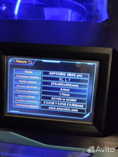 3Д принтер Anycubic 4max pro