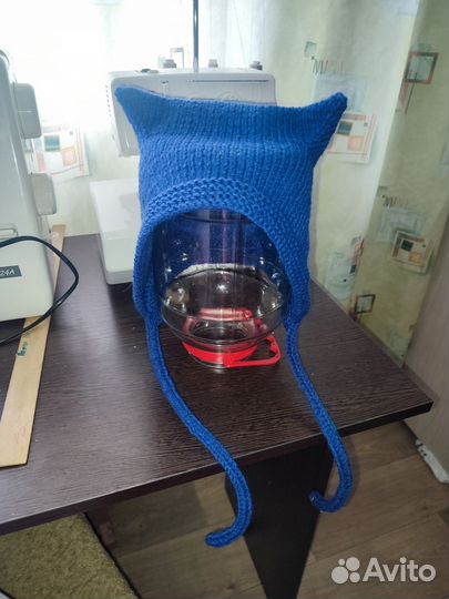 Шапка женская вязаная ручная работа