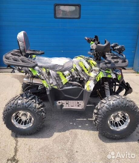 Детский квадроцикл Yamaha Aerox 125 черно-желтый