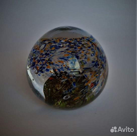 Пресс - папье шар из муранского стекла