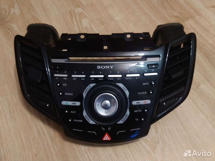 Sony Ford Fiesta mk6 магнитола