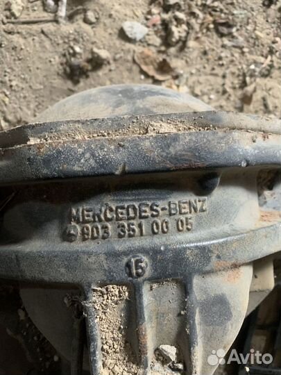 Задний мост на mercedes sprinter 909