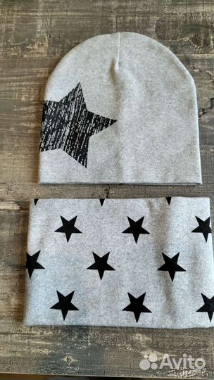 Комплект шапка снуд на осень
