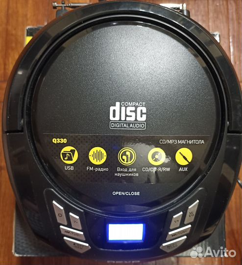 Как новая USB FM CD MP3 магнитола dexp Q330
