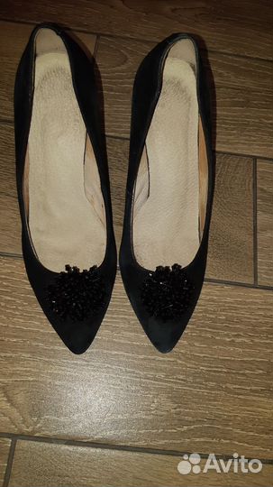 Туфли женские 37 размер натуральная замша