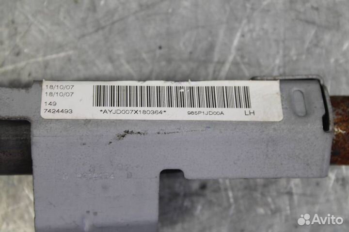 Подушка безопасности боковая (шторка) Nissan Qas