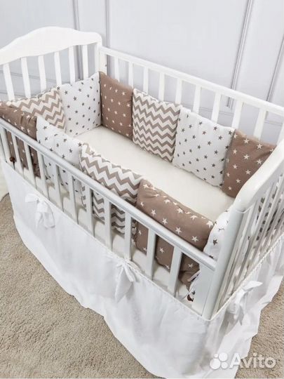 Бортики в детскую кроватку новые