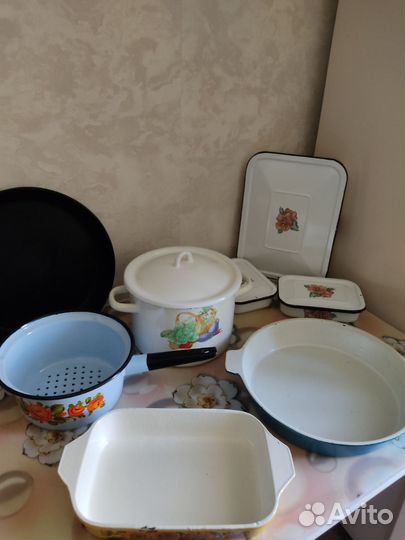 Эмалированная посуда СССР