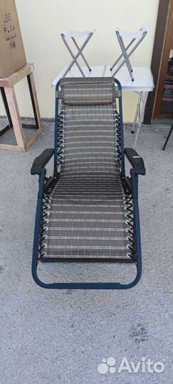 Кресло-шезлонг многопозиционное усиленное до 130кг