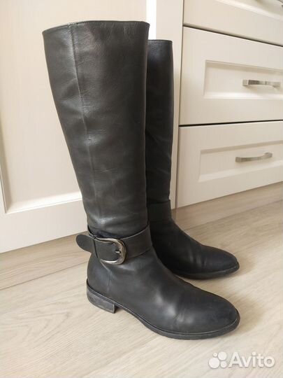 Сапоги женские натуральная кожа 38