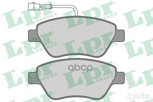 Колодки торм. дисковые 05p763 Lpr