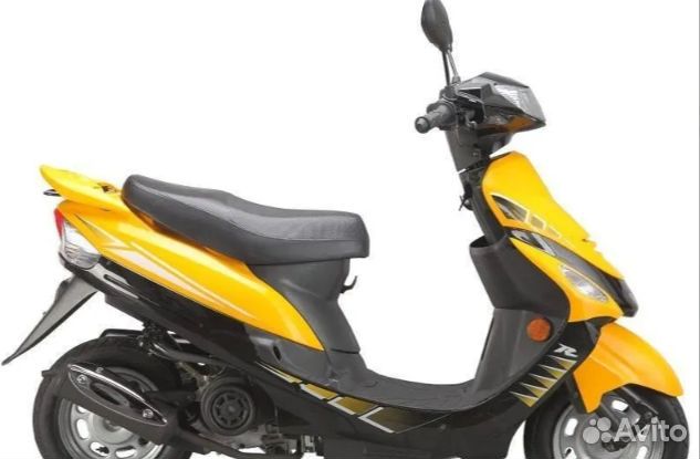 Скутер racer RC50QT-3 meteor жёлтый